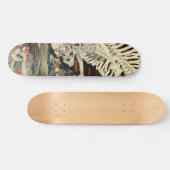 ukiyoe japan skateboard skull (Horizontaal)