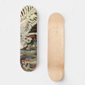 ukiyoe japan skateboard skull (Voorkant)