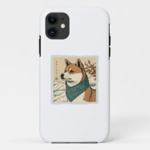 UKIYOE JAPANESE: SHIBA INU
