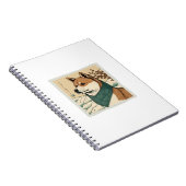 UKIYOE JAPANESE: SHIBA INU NOTITIEBOEK (Rechterzijde)