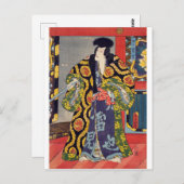 ukiyoe - Jiraiya - No.12 Toyokuni - Briefkaart (Voorkant / Achterkant)