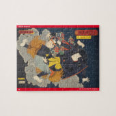 ukiyoe - Kikuchi Kazumaru - Japanse goochelaar - Legpuzzel (Horizontaal)