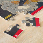 ukiyoe - Kikuchi Kazumaru - Japanse goochelaar - Legpuzzel (Zijkant)