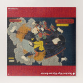 ukiyoe - Kikuchi Kazumaru - Japanse goochelaar - Legpuzzel (Horizontaal)