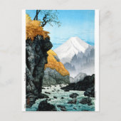 Ukiyoe [komei] 04 voet van de berg Ashitaka Briefkaart (Voorkant)