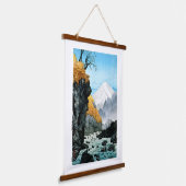 Ukiyoe [komei] 04 voet van de berg Ashitaka Hangend Wandkleed (Gebogen)