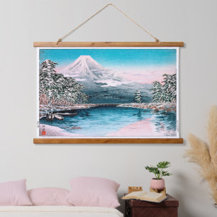 Ukiyoe [komei] 05 Fuji van Tagonoura Hangend Wandkleed