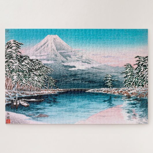 Ukiyoe [komei] 05 Fuji van Tagonoura Legpuzzel (Horizontaal)