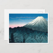 Ukiyoe [komei] 06 Mount Fuji vanaf Hakone Briefkaart (Voorkant / Achterkant)