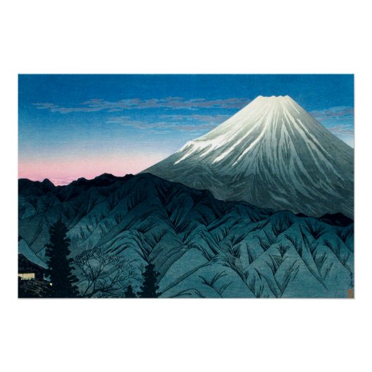 Ukiyoe [komei] 06 Mount Fuji vanaf Hakone Perfect Poster (Voorkant)