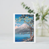 ukiyoe [komei] Mount Fuji from Lake Yamanaka Briefkaart (Staand voorkant)