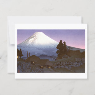 ukiyoe [komei] Mount Fuji vanuit Mizukubo Briefkaart