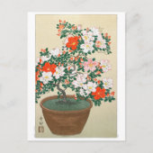 Ukiyoe [Koson] Azalea in Pot Briefkaart (Voorkant)