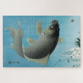 Ukiyoe [Koson] Carp Leaping Legpuzzel (Horizontaal)