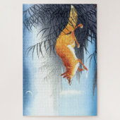 Ukiyoe [Koson] Fox door het Moonlit Water Legpuzzel (Verticaal)