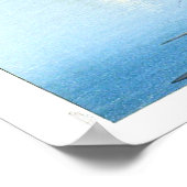 Ukiyoe [Koson] Fox door het Moonlit Water (S) Poster (Hoek)