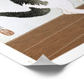 Ukiyoe [Koson] Kat en goudvis (XS) Poster (Hoek)