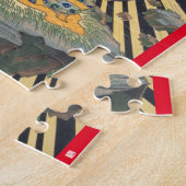 ukiyoe - Mōun kokushi - Japanse goochelaar - Legpuzzel (Zijkant)