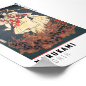 ukiyoe - Narukami shōnin - Japanse goochelaar - Poster (Hoek)