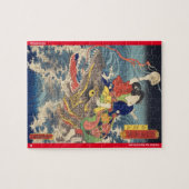 ukiyoe - Shiragikumaru - Japanse goochelaar - Legpuzzel (Horizontaal)