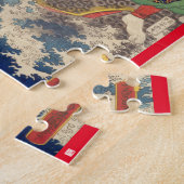 ukiyoe - Shiragikumaru - Japanse goochelaar - Legpuzzel (Zijkant)