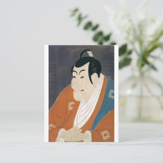 ukiyoe - syaraku - No.1 Ōtani Oniji - Briefkaart (Staand voorkant)