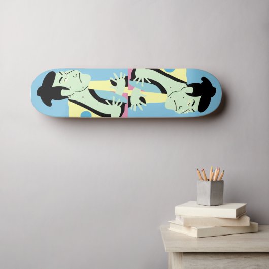 UKIYOE - TOSHUSAI SYARAKU PERSOONLIJK SKATEBOARD (Muurkunst (Horizontaal))