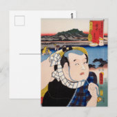 ukiyoe [Toyokuni] 27-19 Kitahachi op Fuchū Briefkaart (Voorkant / Achterkant)