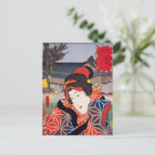 ukiyoe [Toyokuni] 72-51 oHan in Ishibe Briefkaart (Staand voorkant)