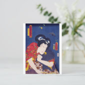 ukiyoe - Toyokuni manga - No.01 Kiritarō - Briefkaart (Staand voorkant)