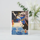 ukiyoe - Toyokuni manga - No.13 Nippon Zaemon - Briefkaart (Staand voorkant)