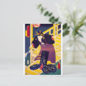 ukiyoe - Toyokuni manga - No.21 Yakko no Koman - Briefkaart (Staand voorkant)