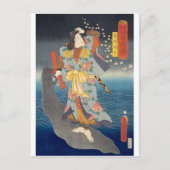 ukiyoe - Toyokuni - No.02 Yūfu Tsunade - Briefkaart (Voorkant)
