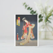 ukiyoe - Toyokuni - No.04 Wakana hime - Briefkaart (Staand voorkant)