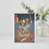 ukiyoe - Toyokuni - No.05 Inuyama Dōsetsu - Briefkaart (Staand voorkant)