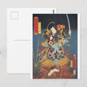 ukiyoe - Toyokuni - No.05 Inuyama Dōsetsu - Briefkaart (Voorkant / Achterkant)