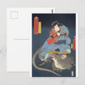 ukiyoe - Toyokuni - No.06 Simizukanjya Yoshitaka - Briefkaart (Voorkant / Achterkant)