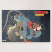 ukiyoe - Toyokuni - No.06 Simizukanjya Yoshitaka - Legpuzzel (Horizontaal)