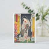 ukiyoe - Toyokuni - No.10 Ama Myōchin - Briefkaart (Staand voorkant)