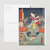 ukiyoe - Toyokuni - No.12 tengukozō Kiritarō - Briefkaart (Voorkant / Achterkant)