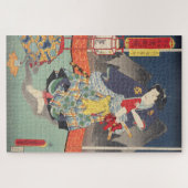 ukiyoe - Toyokuni - No.12 tengukozō Kiritarō - Legpuzzel (Horizontaal)