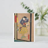 ukiyoe - Toyokuni - No.15 Yuri Yūsetsu - Briefkaart (Staand voorkant)