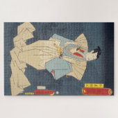 ukiyoe - Toyokuni - No.19 Nikki Danjō - Legpuzzel (Horizontaal)