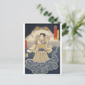 ukiyoe - Toyokuni - No.22 Gantetsu hōin - Briefkaart (Staand voorkant)