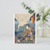 ukiyoe - Toyokuni - No.31 Nanakusa Shirō - Briefkaart (Staand voorkant)