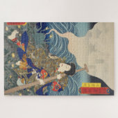 ukiyoe - Toyokuni - No.31 Nanakusa Shirō - Legpuzzel (Horizontaal)