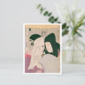 Ukiyoe [Utamaro] schoonheden 003 Briefkaart (Staand voorkant)