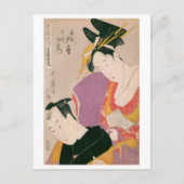 Ukiyoe [Utamaro] schoonheden 007 Briefkaart (Voorkant)
