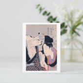 Ukiyoe [Utamaro] schoonheden 008 Briefkaart (Staand voorkant)