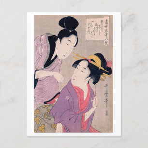 Ukiyoe [Utamaro] schoonheden 009 Briefkaart